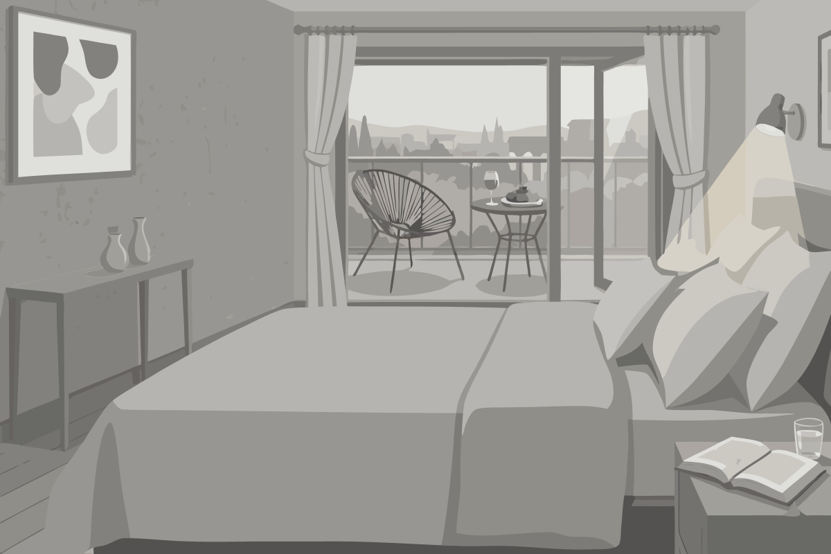 Family Room with Terrace